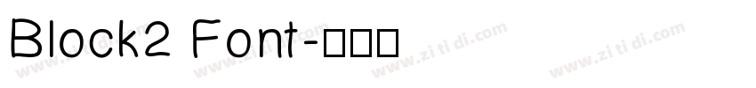 Block2 Font字体转换